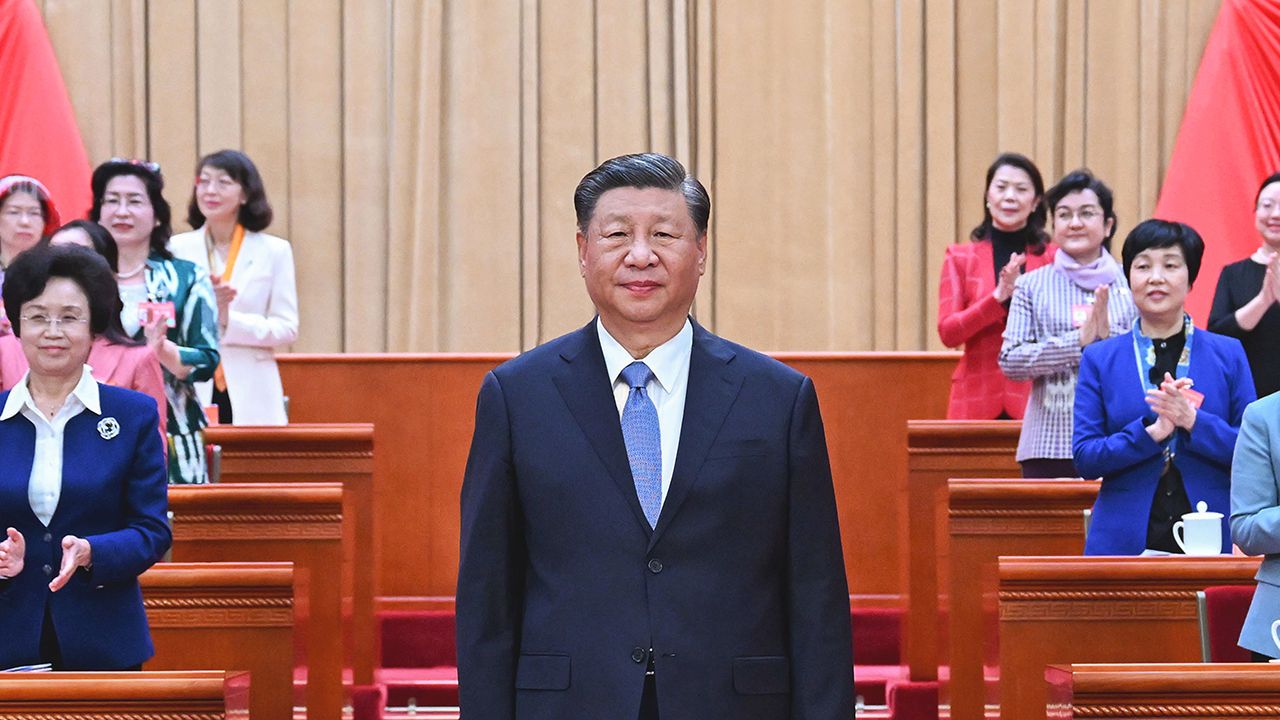 President Xi Jinping attends the 13th National Women’s Congress in Beijing