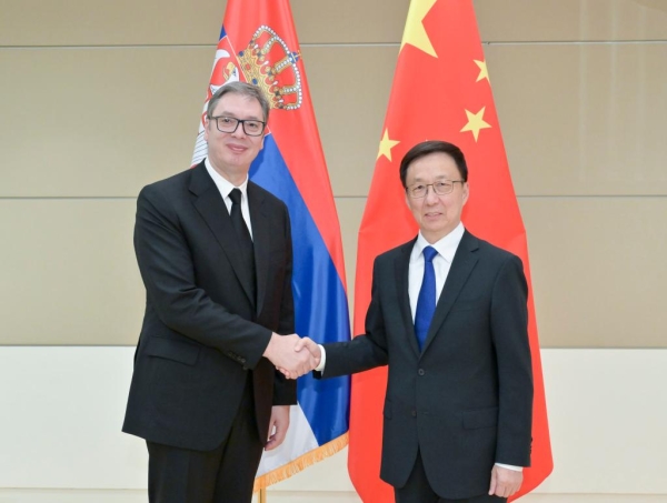 Заместитель председателя КНР Хань Чжэн провел встречу с президентом Сербии А. Вучичем
Заместитель председателя КНР Хань Чжэн провел встречу с президентом Сербии А. Вучичем