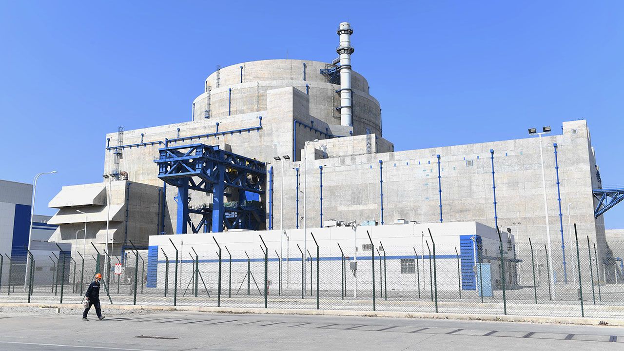 The No. 5 nuclear power unit in the city of Fuqing