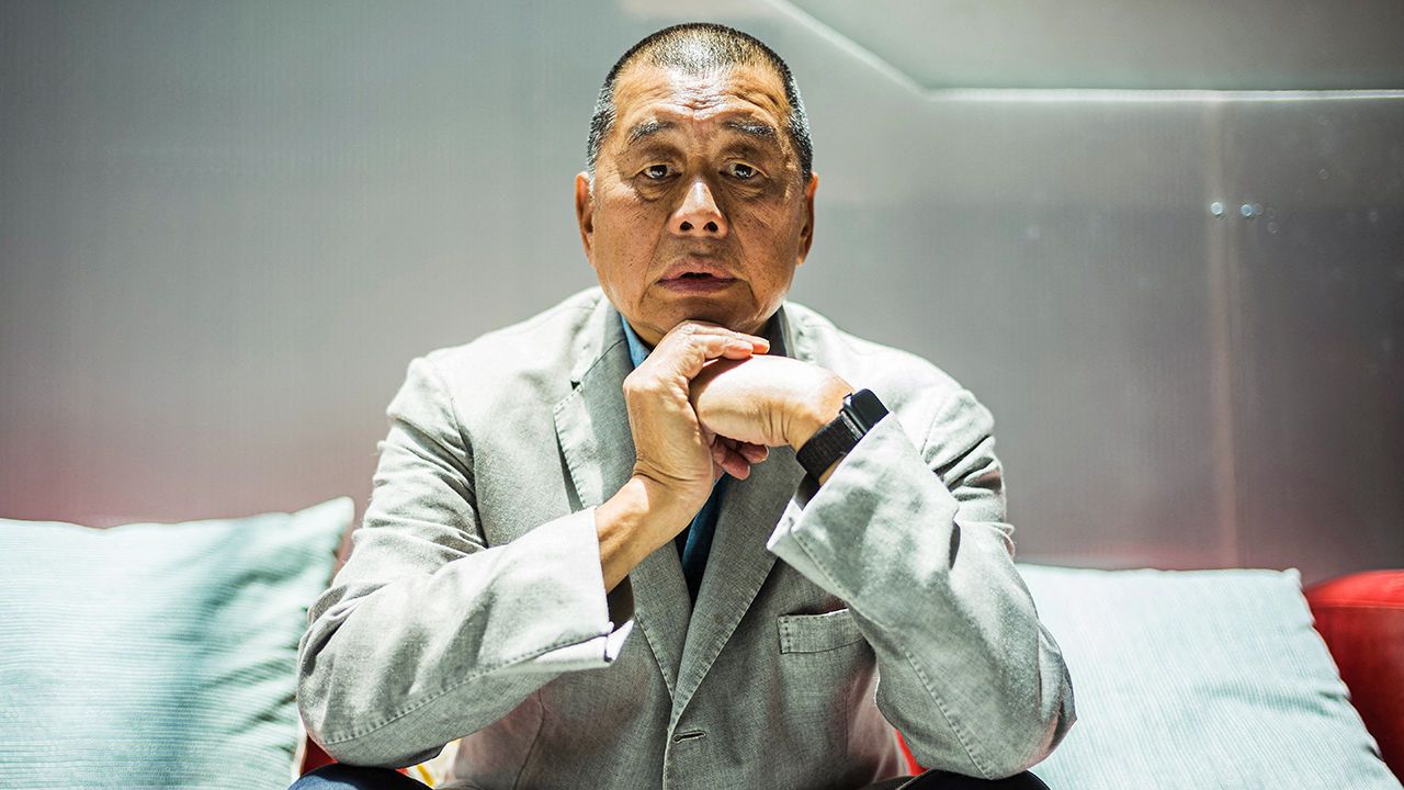 Pro-democracy media tycoon Jimmy Lai in 2020