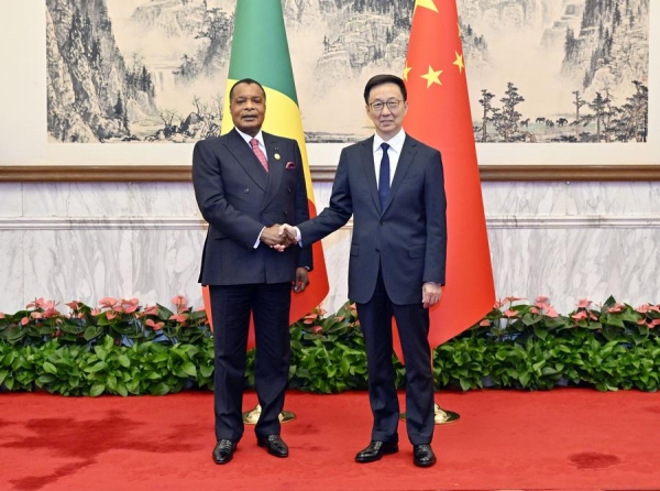 Заместитель председателя КНР встретился с президентом Республики Конго
                                 
                                    Заместитель председателя КНР встретился с президентом Республики Конго