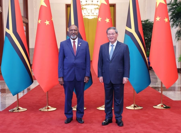 
                                    Премьер Госсовета КНР провел переговоры с премьер-министром Вануату
                                