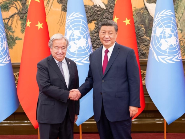 
                                    Си Цзиньпин встретился с генеральным секретарем ООН
                                